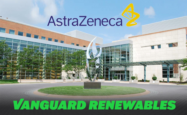 AstraZeneca and Vanguard Renewables
